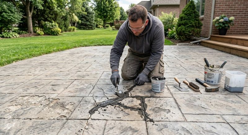 Decorative Concrete Repair in Boone, NC