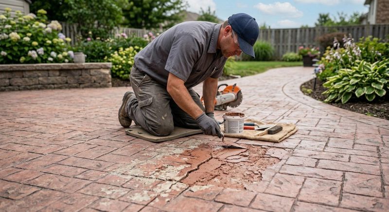 Decorative Concrete Repair in Buford, GA